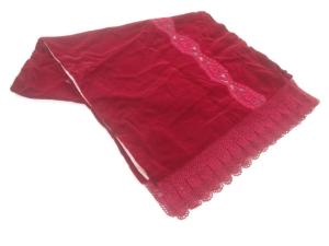 ビロードレース花模様ショール